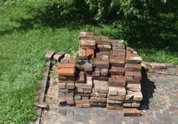 Pile of bricks